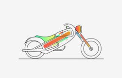 Motorowej rower ikony kreskowej sztuki wektorowy projekt ilustracji Motorowej rower ikony kreskowej sztuki wektorowy projekt ilustracji
