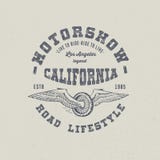 Motorshow Californië vector illustratie Motorshow Californië vector illustratie