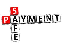 mots croisé sûrs du paiement 3D illustration de vecteur mots croisé sûrs du paiement 3D illustration de vecteur