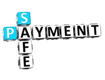 mots croisé sûrs du paiement 3D illustration de vecteur mots croisé sûrs du paiement 3D illustration de vecteur