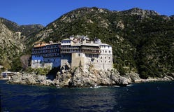 Mount Athos in Griechenland lizenzfreie stockbilder Mount Athos in Griechenland lizenzfreie stockbilder