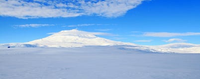 Mount Erebus, Antarctic volcano royalty free stock photos Mount Erebus, Antarctic volcano royalty free stock photos