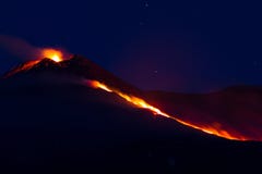 Mount Etna eruption