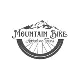 Logo Bike Downhill, Mountain Bike Logo Isolated. Stock Photo - Image ...