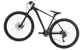 Mountain bike isolado no branco foto de stock Mountain bike isolado no branco foto de stock