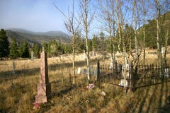 Mountain Cemetery Royalty Free Stock Images Mountain Cemetery Royalty Free Stock Images