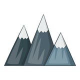 Mountain icon, cartoon style stock illustration Mountain icon, cartoon style stock illustration