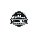 Mountain illustration, outdoor adventure . Vector graphic for t shirt and other uses vector illustration Mountain illustration, outdoor adventure . Vector graphic for t shirt and other uses vector illustration