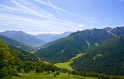 Mountain Landscape On Alps With Beautiful Panorama Stock Photography Mountain Landscape On Alps With Beautiful Panorama Stock Photography