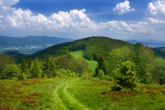 Mountain Landscape With Path Stock Images Mountain Landscape With Path Stock Images