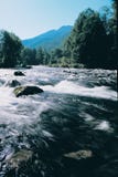 Mountain River With Clean Water. Royalty Free Stock Image
