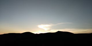 Sunrise life blue orange black stock photography Sunrise life blue orange black stock photography