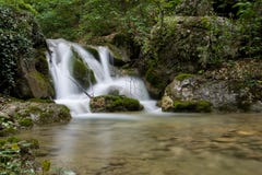 Mountain Waterfall Royalty Free Stock Photography