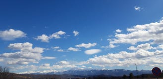 The mountains touch the sky royalty free stock photography The mountains touch the sky royalty free stock photography