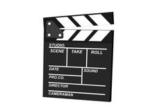 Movie clapper board isolated on white background, clipping path stock image Movie clapper board isolated on white background, clipping path stock image