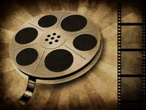 Movie Reel On Vintage Royalty Free Stock Photos Movie Reel On Vintage Royalty Free Stock Photos