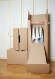Moving boxes. cardboard box. stack of boxes stock photo Moving boxes. cardboard box. stack of boxes stock photo