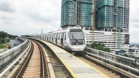 MRT - Transito rapido di massa in Malesia immagini stock libere da diritti MRT - Transito rapido di massa in Malesia immagini stock libere da diritti