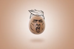MSIDA, MALTA 28 DE MARZO DE 2017: Donald Trump es actualmente el 45.o stock de ilustración MSIDA, MALTA 28 DE MARZO DE 2017: Donald Trump es actualmente el 45.o stock de ilustración