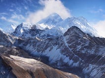 Mt Everest, Himalayas Mountains, Nepal Stock Image Mt Everest, Himalayas Mountains, Nepal Stock Image