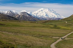 Mt McKinley from Stony Hill Overlook royalty free stock photos Mt McKinley from Stony Hill Overlook royalty free stock photos
