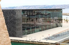 MuCEM, französisches Nationalmuseum von Marseille stockbilder MuCEM, französisches Nationalmuseum von Marseille stockbilder