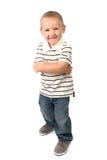 Muchacho joven chistoso que hace una cara feliz tonta imagen de archivo Muchacho joven chistoso que hace una cara feliz tonta imagen de archivo