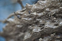 Mud On Chain And Gears Royalty Free Stock Photo