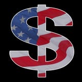 Muestra americana del indicador del dólar Muestra americana del indicador del dólar