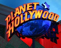 Muestra de Hollywood del planeta de Las Vegas Muestra de Hollywood del planeta de Las Vegas