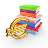 Muestra de libros euro y coloridos. ilustración del vector Muestra de libros euro y coloridos. ilustración del vector