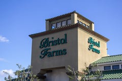 Muestra del colmado de Bristol Farms fotografía de archivo libre de regalías Muestra del colmado de Bristol Farms fotografía de archivo libre de regalías