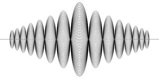 Muestra del disco digital audio, onda acústica de radio de la música, guilloquis del terremoto de la sismología de la muestra del stock de ilustración Muestra del disco digital audio, onda acústica de radio de la música, guilloquis del terremoto de la sismología de la muestra del stock de ilustración