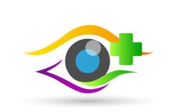 Muestra médica del elemento del icono del logotipo del concepto de la salud de la familia del globo del cuidado del ojo en el fo libre illustration Muestra médica del elemento del icono del logotipo del concepto de la salud de la familia del globo del cuidado del ojo en el fo libre illustration