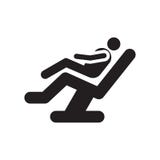 Muestra paciente y símbolo del vector del icono aislados en el fondo blanco, concepto paciente del logotipo ilustración del vector Muestra paciente y símbolo del vector del icono aislados en el fondo blanco, concepto paciente del logotipo ilustración del vector