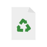 Muestra reciclada y símbolo del vector del icono del papel aislados en el fondo blanco, concepto de papel reciclado del logotipo ilustración del vector Muestra reciclada y símbolo del vector del icono del papel aislados en el fondo blanco, concepto de papel reciclado del logotipo ilustración del vector
