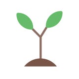 Muestra y símbolo del vector del icono del brote aislados en el fondo blanco, concepto del logotipo del brote stock de ilustración Muestra y símbolo del vector del icono del brote aislados en el fondo blanco, concepto del logotipo del brote stock de ilustración