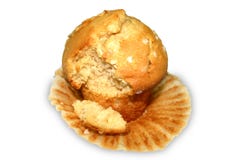 Muffin With Bite Royalty Free Stock Photo Muffin With Bite Royalty Free Stock Photo