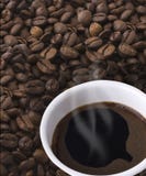 Mug Of Coffee And Grain Stock Photo Mug Of Coffee And Grain Stock Photo