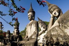 Muito Buddhas - Vientiane. Laos