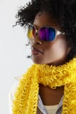 Mujer africana del disco. imágenes de archivo libres de regalías Mujer africana del disco. imágenes de archivo libres de regalías