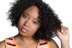 Mujer negra confusa Mujer negra confusa