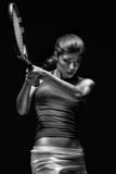 Mujer que juega a tenis Mujer que juega a tenis