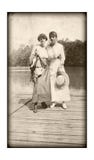 Mujeres de la vendimia imagen de archivo Mujeres de la vendimia imagen de archivo