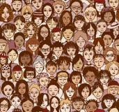 Mulheres - teste padrão sem emenda ilustração do vetor Mulheres - teste padrão sem emenda ilustração do vetor