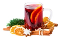 Mulled Wine Christmas Punch Spices On White Royalty Free Stock Photo Mulled Wine Christmas Punch Spices On White Royalty Free Stock Photo