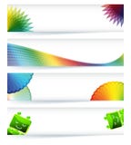 Multicolor gamut banner design. Stock Image Multicolor gamut banner design. Stock Image