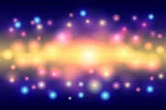 Multicolored bright abstract mosaic background of dots with a shining center and a flash of light vector illustration Multicolored bright abstract mosaic background of dots with a shining center and a flash of light vector illustration