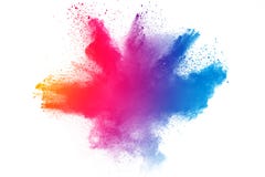 Multicolored powder explosion stock images Multicolored powder explosion stock images