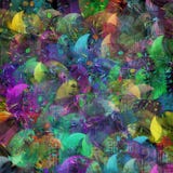 Multicolored Tinsel Royalty Free Stock Image